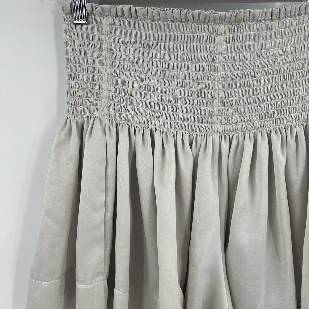 KOCH Erica Shorts Women's Size Small Skirt Skort Pleated Silver Gray Pull On - Picture 7 of 10